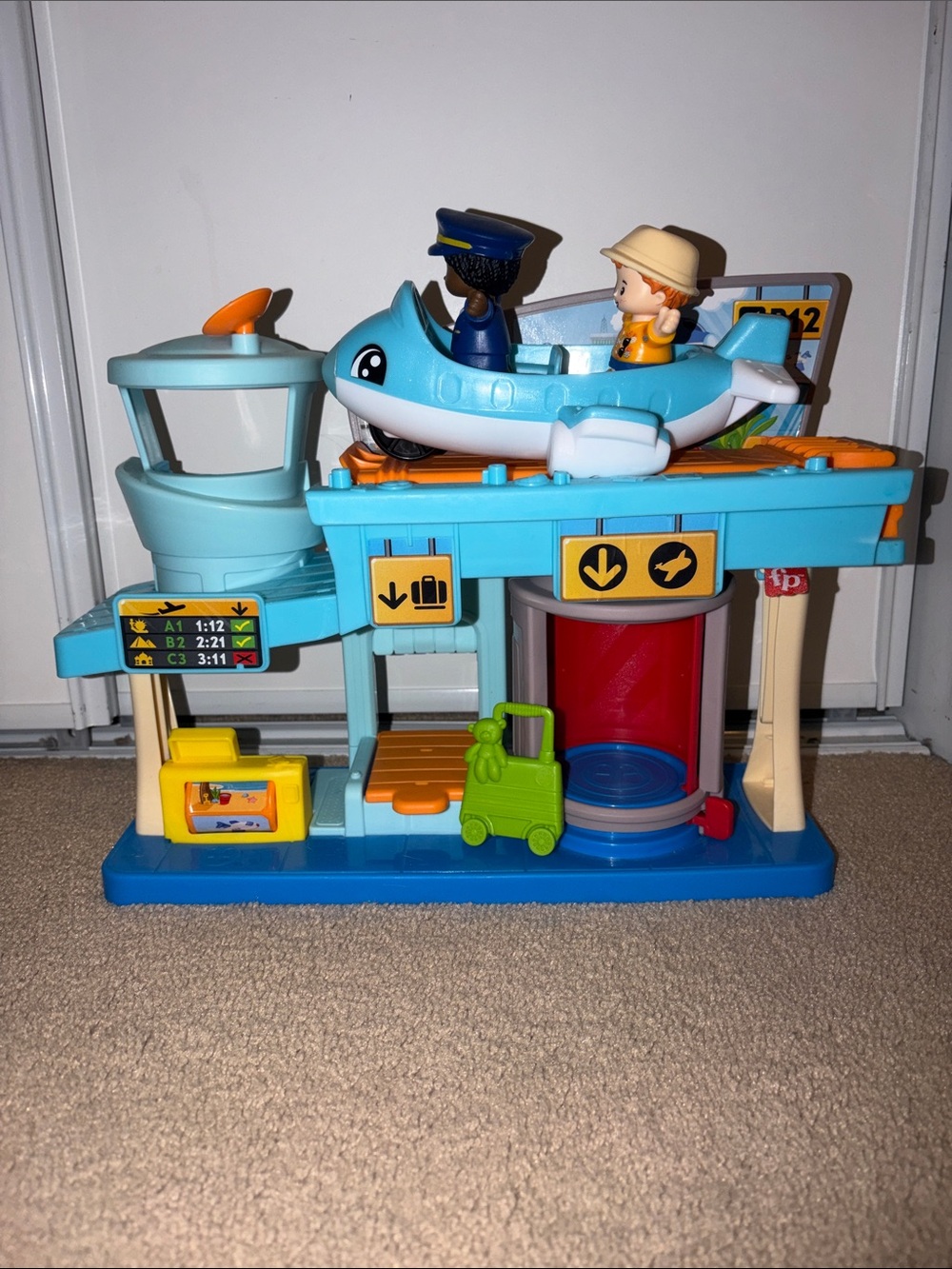 Fisher-Price little people Airport Playset with Figures and Plane